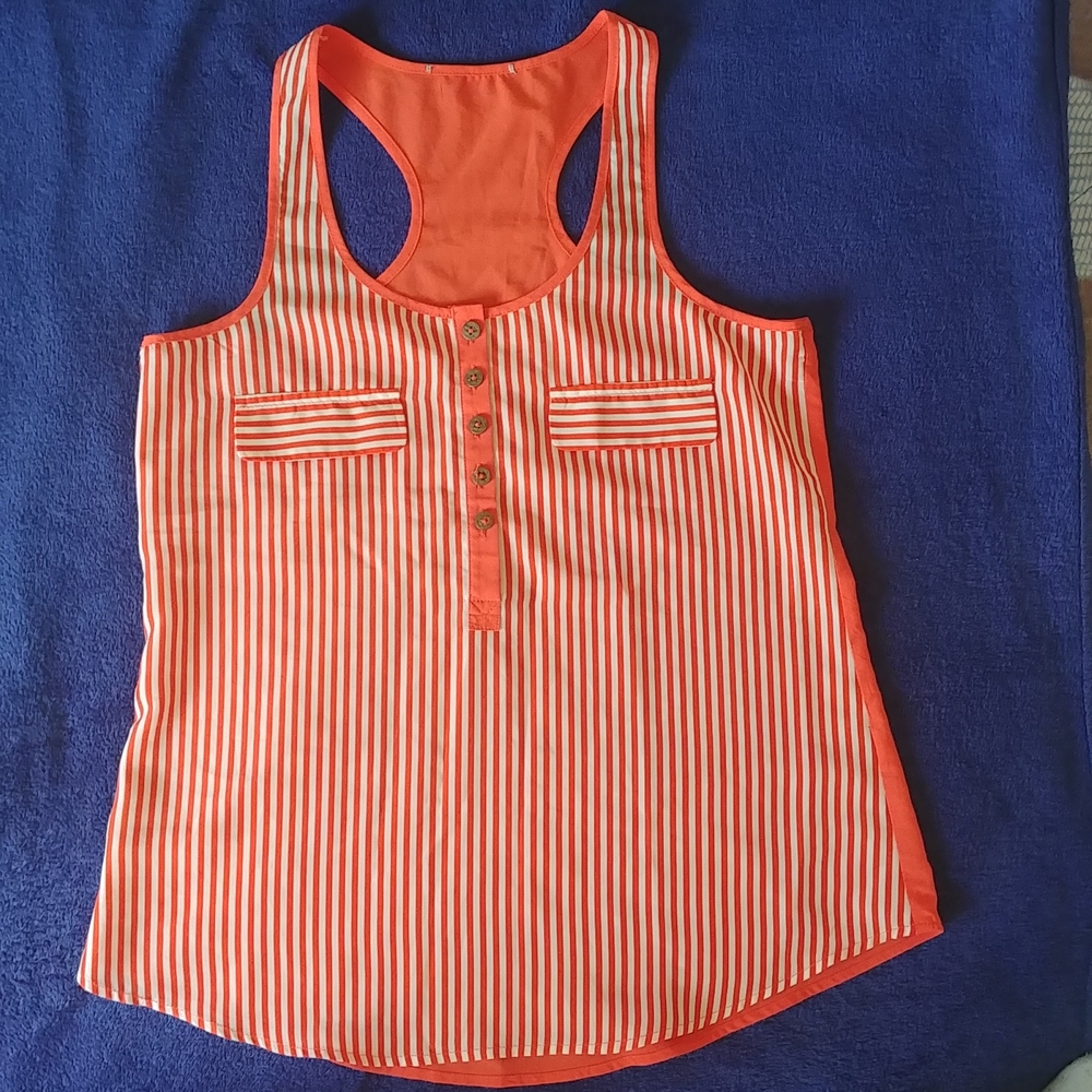 Orange tank top